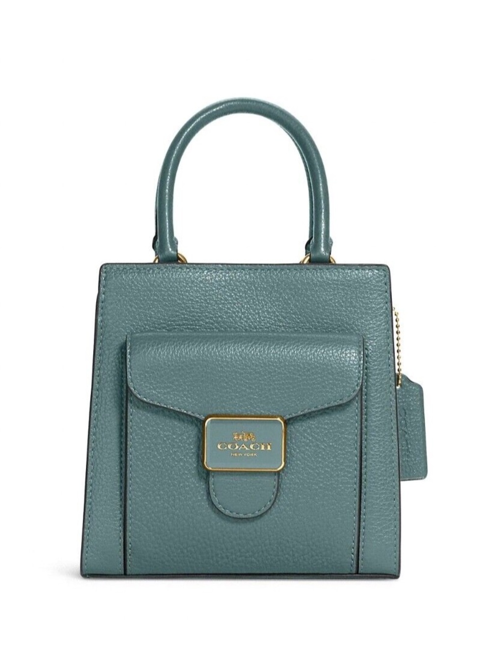Coach Mini Pepper Marine Teal Crossbody Bag